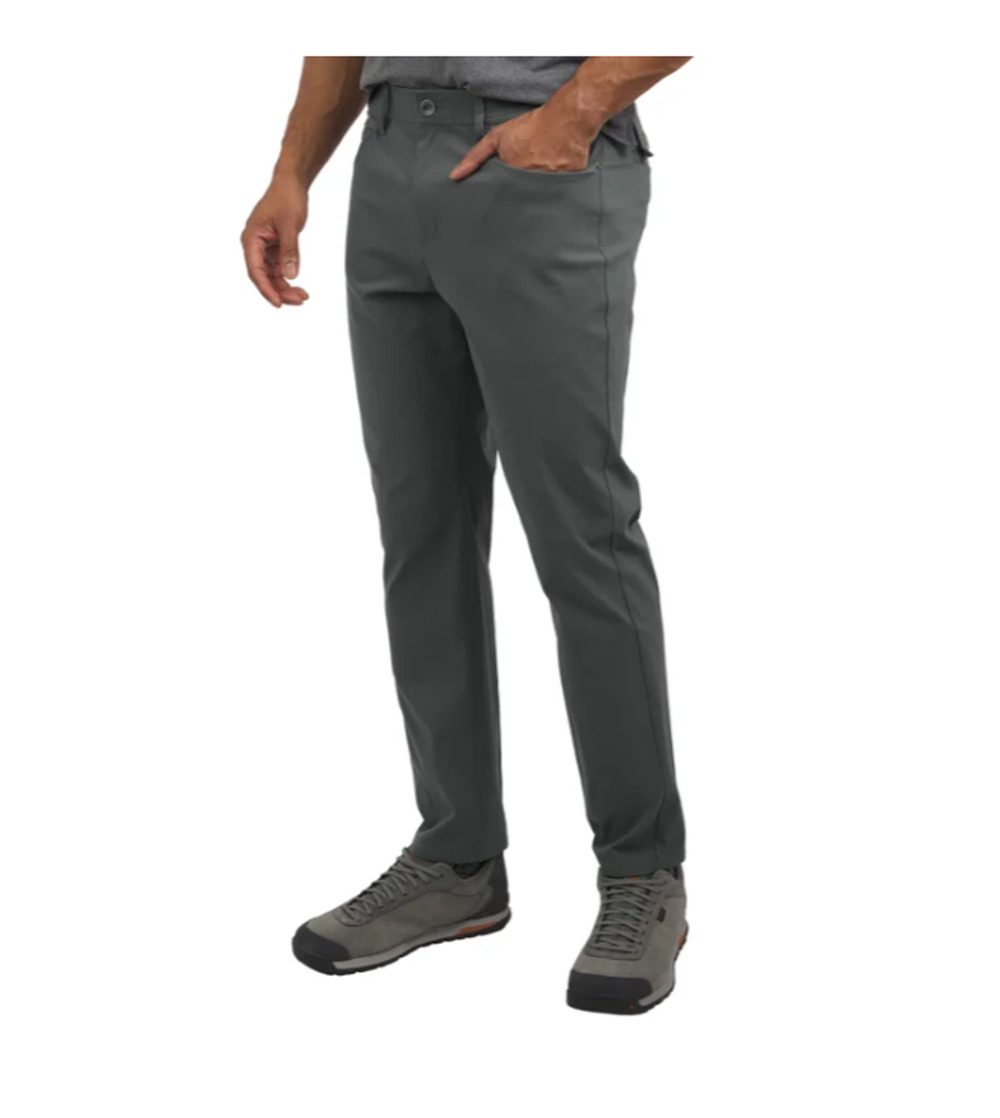 Weatherproof Vintage Men's Tech Pant Straight Fit Gray Size 32x34